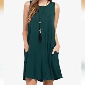 Sleeveless A-Line Dress